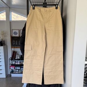 Princess Polly Beige Cargo Pants